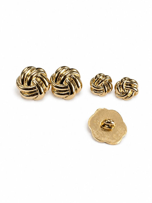 KNOT BUTTON GOLD