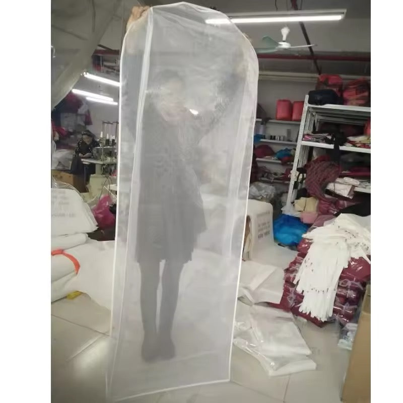 GARMENT DUST COVER BREATABLE VOILE FABRIC/ GARMENT BAG