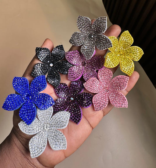 PETAL STAR RHINESTONE FLOWER