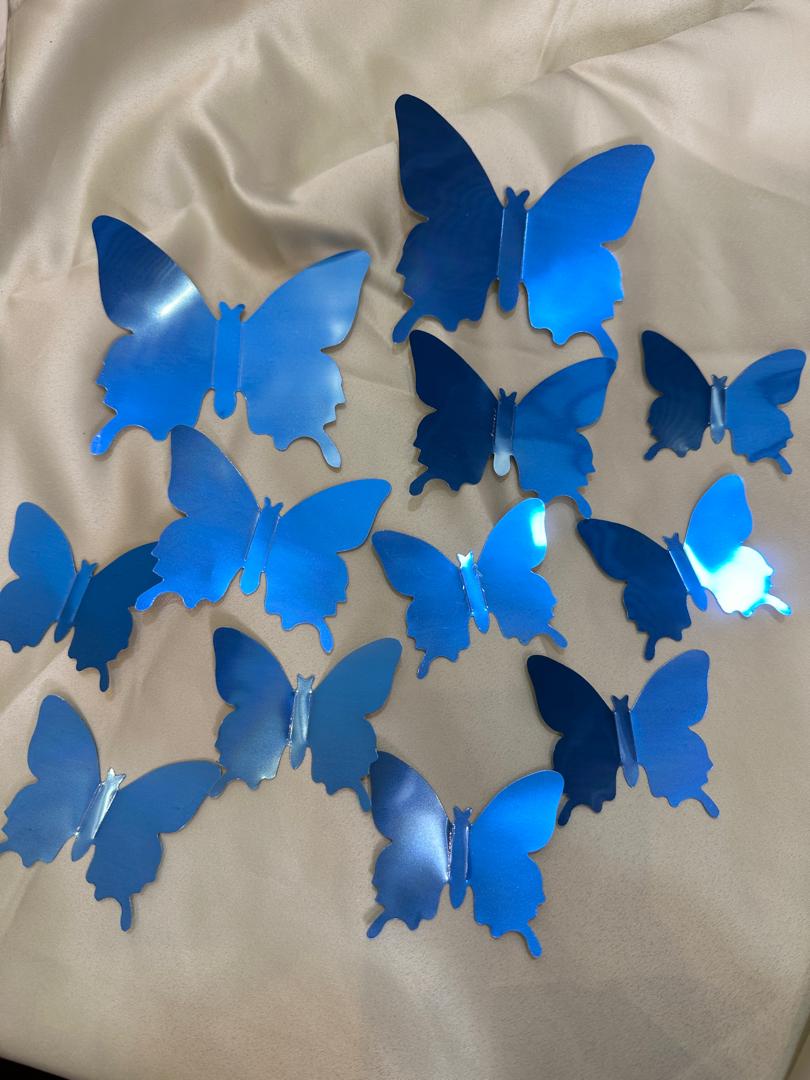 3D MIRROR SEQUIN BUTTERFLY