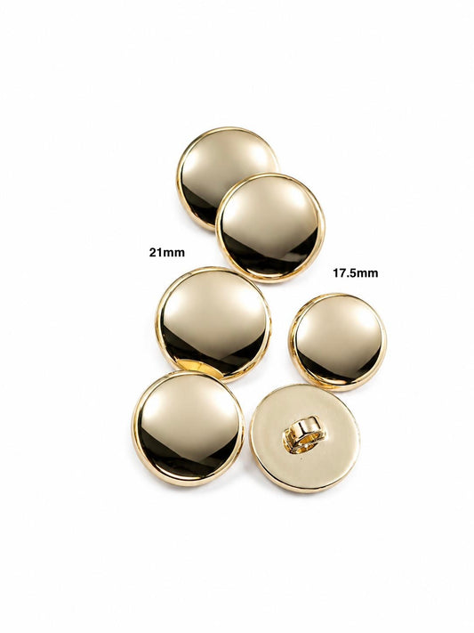 FLAT GLOSS BUTTON GOLD