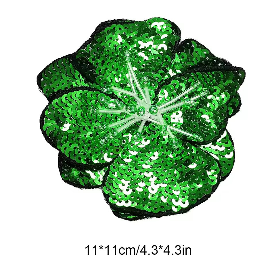 SEQUIN BLOSSOM APPLIQUE