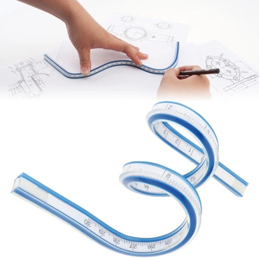 FLEXIBLE CURVE RULER