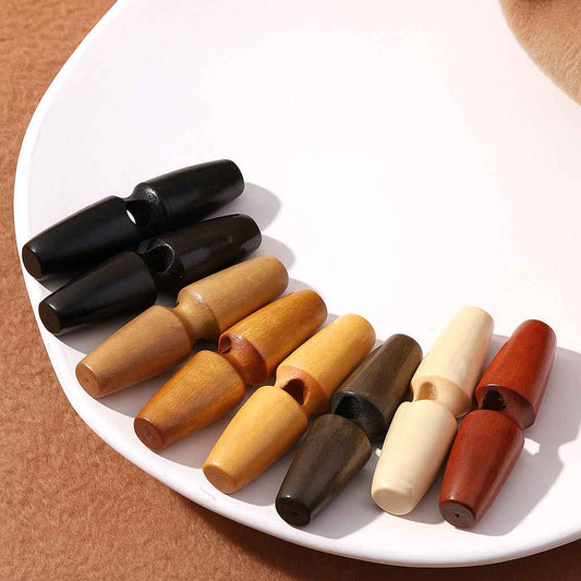 WOODEN TOGGLE BUTTON SINGLE HOLE BUTTON