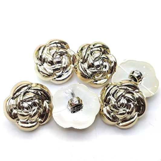 FLOWER ROSE BUTTON