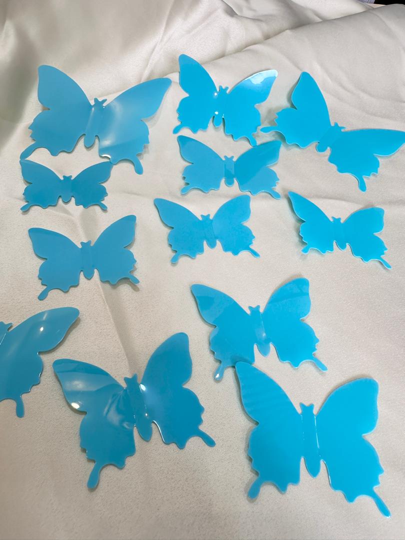 3D MIRROR SEQUIN BUTTERFLY