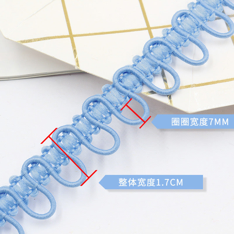 BRAIDED BUTTON LOOP