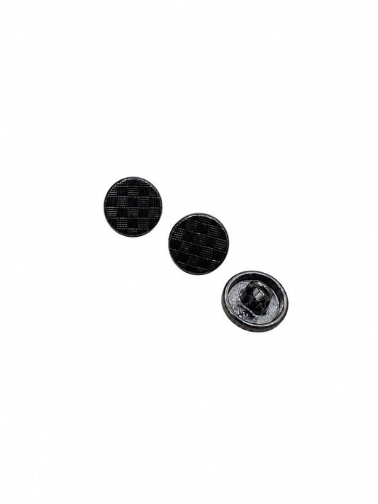 CHECK GRID METAL BUTTON 10MM