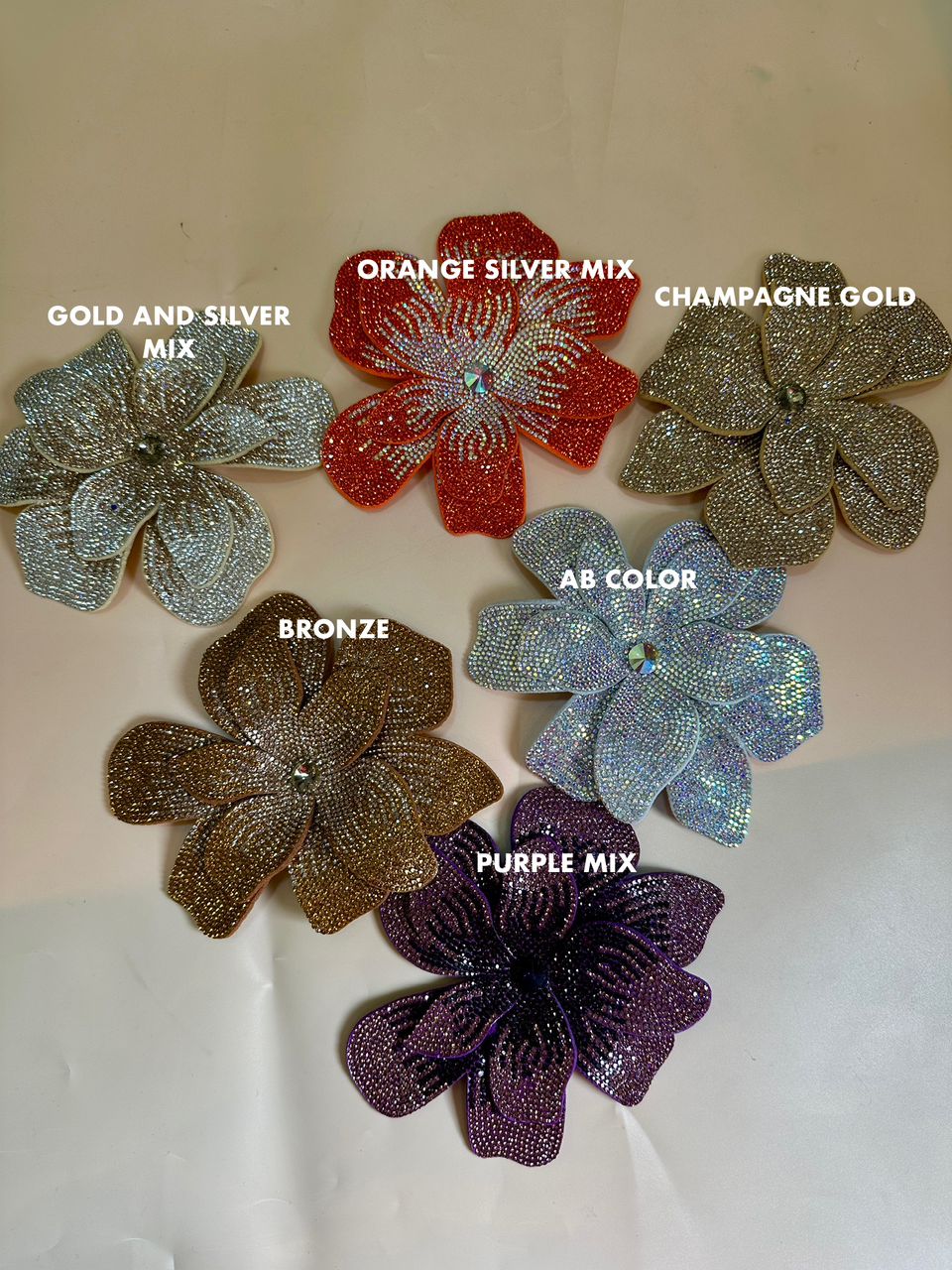 RADIANT RHINESTONE FLOWER BIG