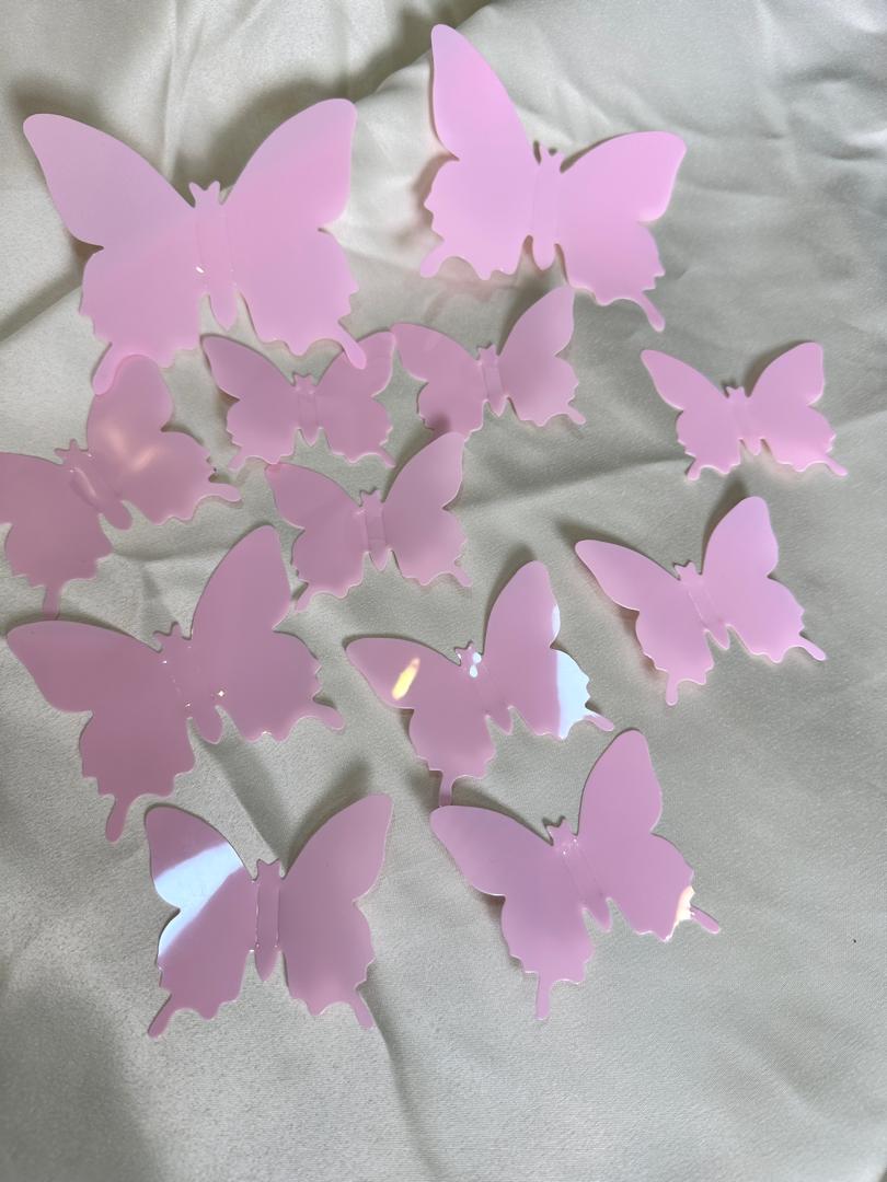3D MIRROR SEQUIN BUTTERFLY